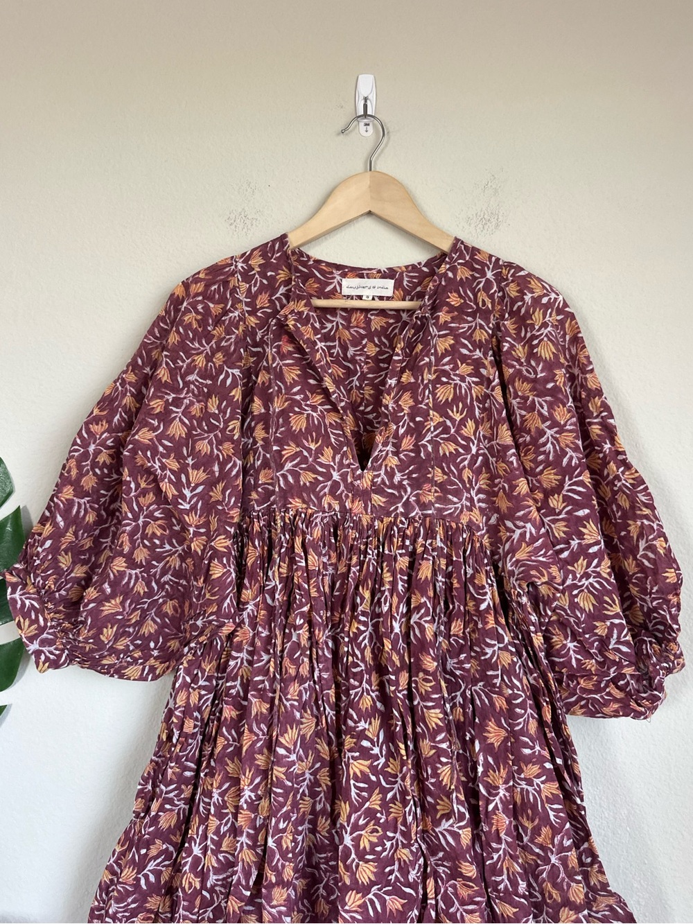 Daughters of India Kyra Midi Dress in Sumac - Picture 6 of 16